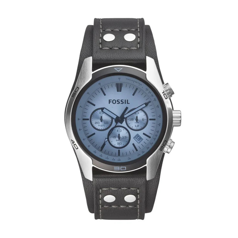 Fossil Coachman Black Leather Men's Watch CH2564
