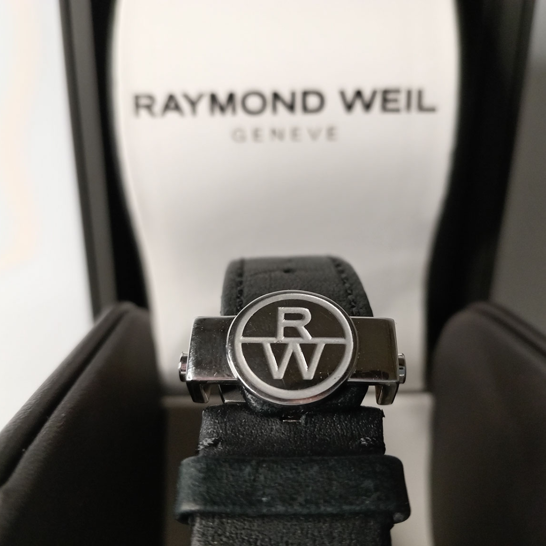 Reloj automático de plata para hombre Freelancer de Raymond Weil 7740-SC3-65521 de segunda mano