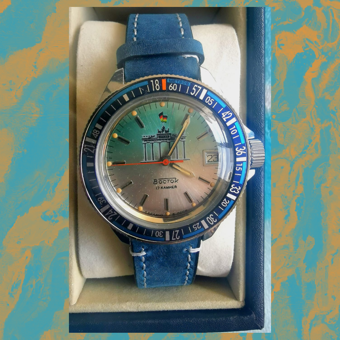 Vintage Vostok Komandirskie. Special Edition Brandenburg Gate. Baikal Bezel.