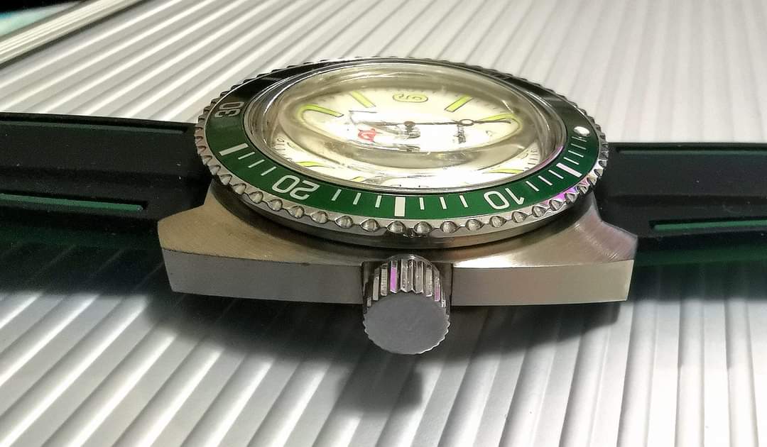 Heavily Modded Vostok Komandirskie Green on Green