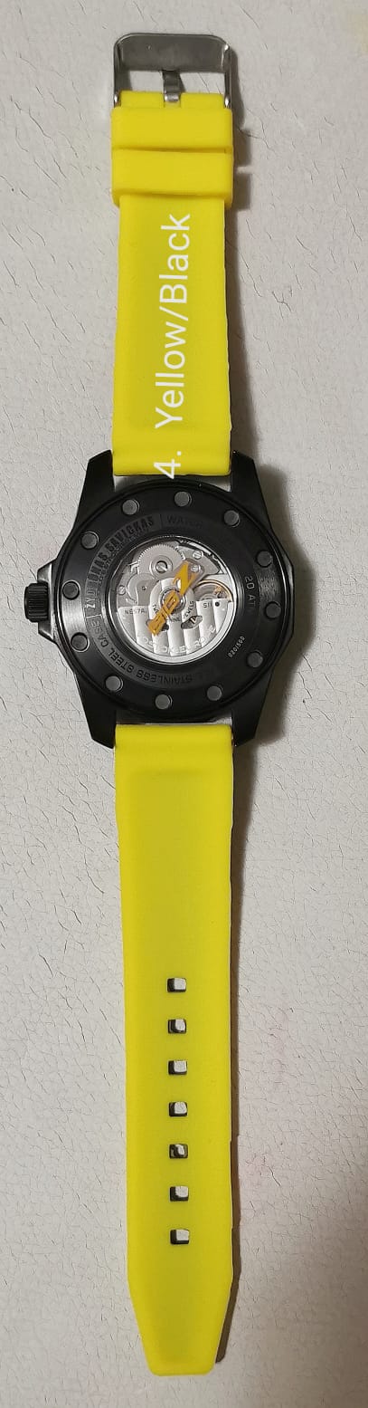 Black Top / Yellow Bottom - Rubber.
