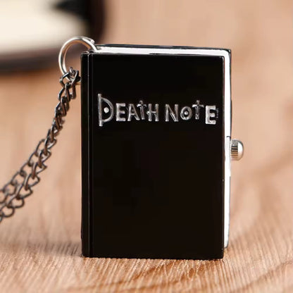 Necklace or Pocket Quartz Watch - Anime Antique ¨Death Note¨ Book