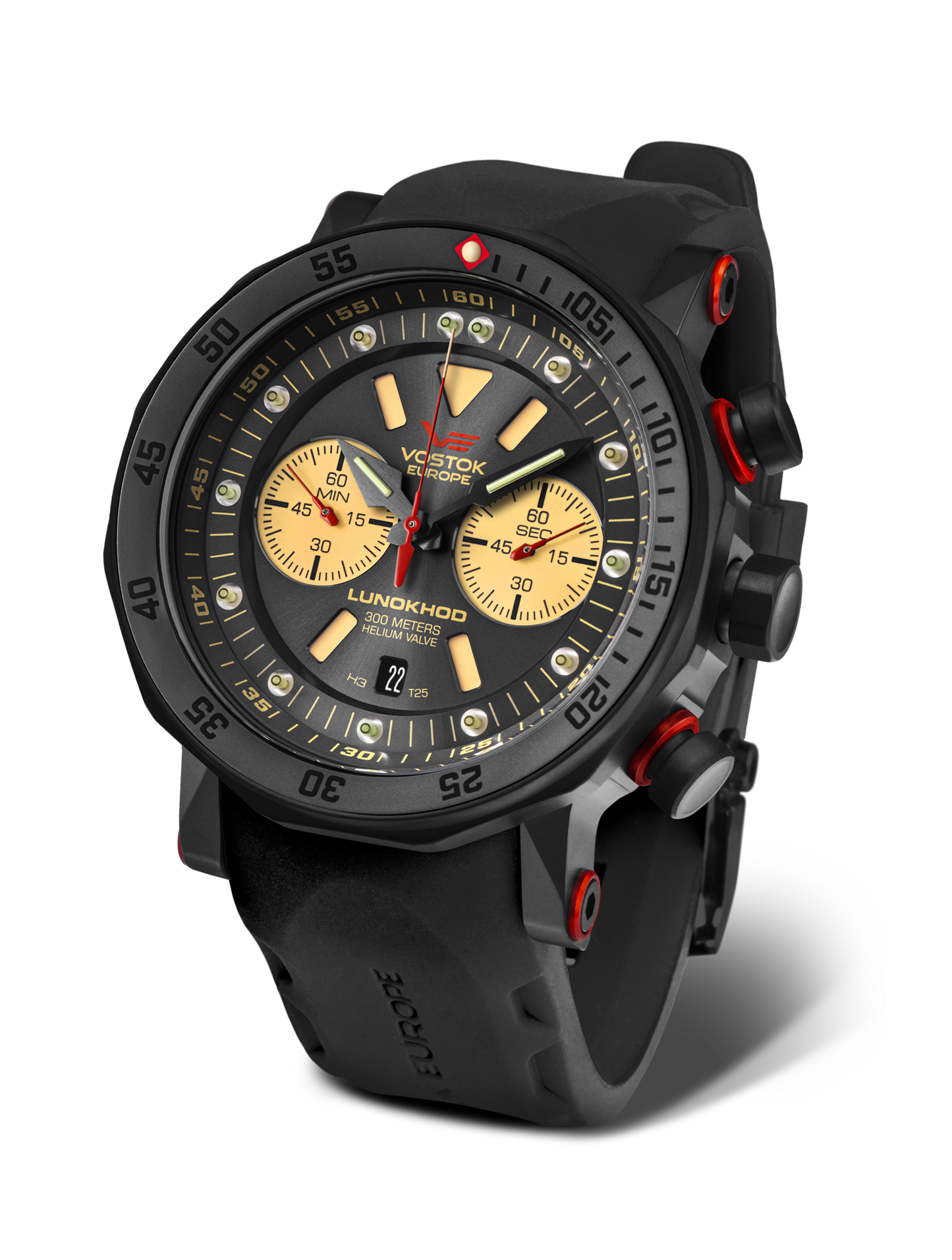 Vostok-Europe LUNOKHOD 2 GRAND CHRONO Mens Watch 6S21-620C629