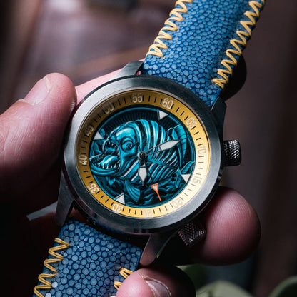 Ocean Crawler Piranha - Blue/Yellow USED
