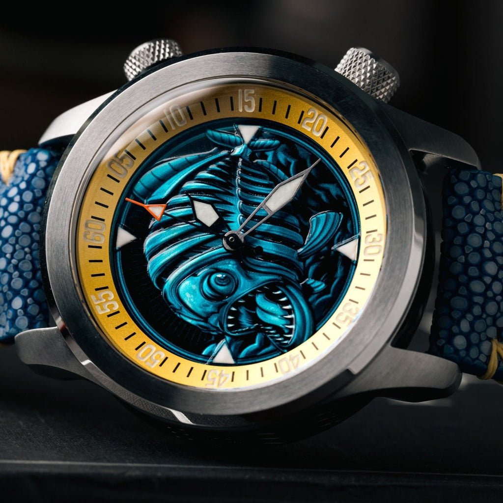 Ocean Crawler Piranha - Blue/Yellow USED