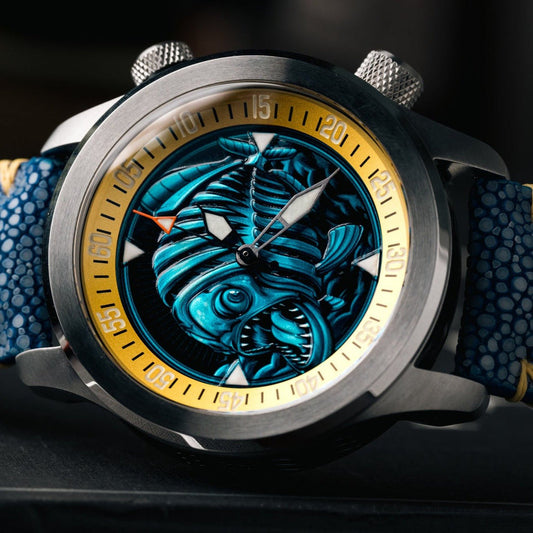 Ocean Crawler Piranha - Blue/Yellow USED