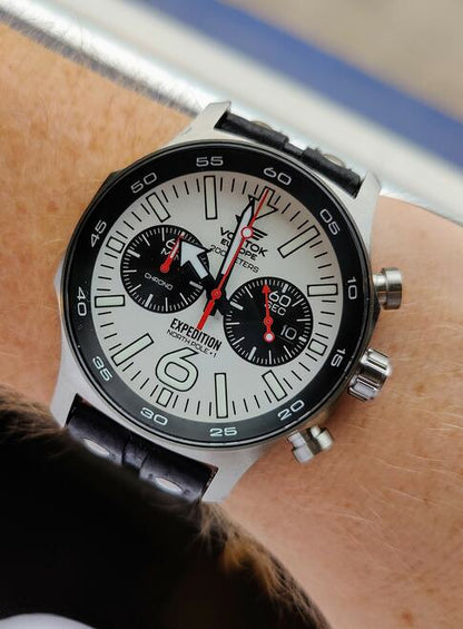 Vostok-Europe Expedition North Pole-1 6S21/595A642 Con brazalete de acero inoxidable