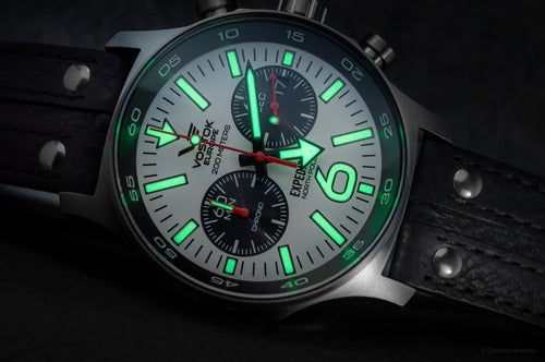 Vostok-Europe Expedition North Pole-1 6S21/595A642 Con brazalete de acero inoxidable
