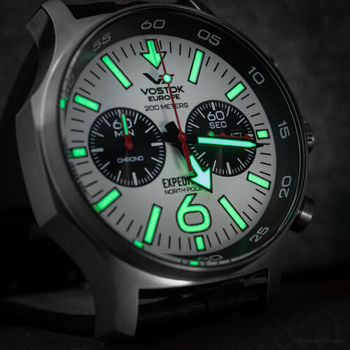 Vostok-Europe Expedition North Pole-1 6S21/595A642 Con brazalete de acero inoxidable