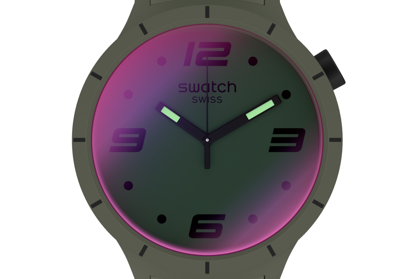 Reloj Swatch Futuristic Cuarzo Verde Hombre SO27M105