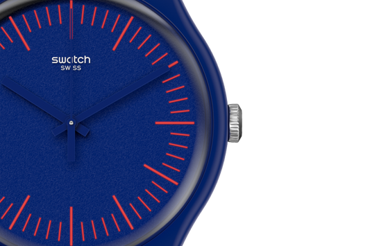 Reloj Swatch Bluenred Cuarzo Esfera Azul Hombre SUON146