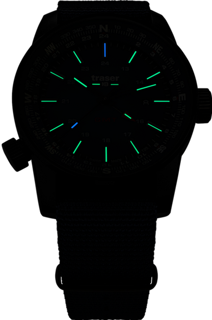 Traser P68 Pathfinder Swiss-Made Tritio GMT Azul 109034